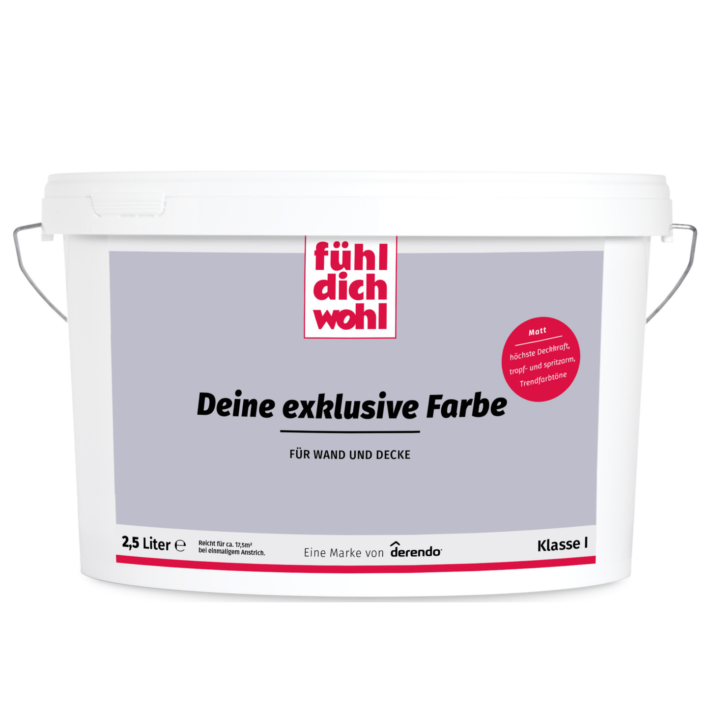 Fühl Dich Wohl Wandfarbe Pflaume - 4251604920638 - Derendo
