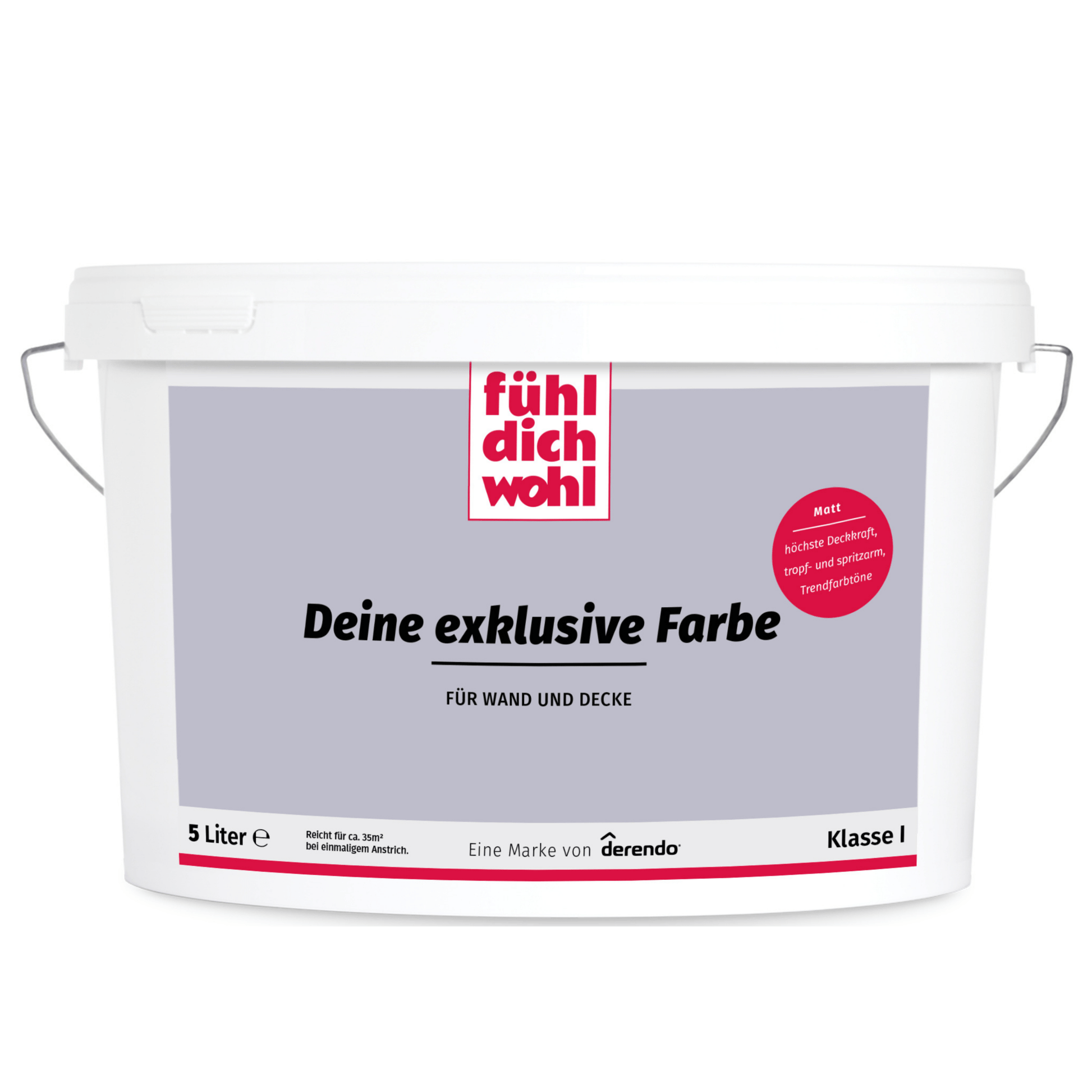 Fühl Dich Wohl Wandfarbe Pflaume - 4251604920652 - Derendo