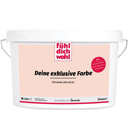 Fühl Dich Wohl Wandfarbe Rosa - 4251604912886 - Derendo