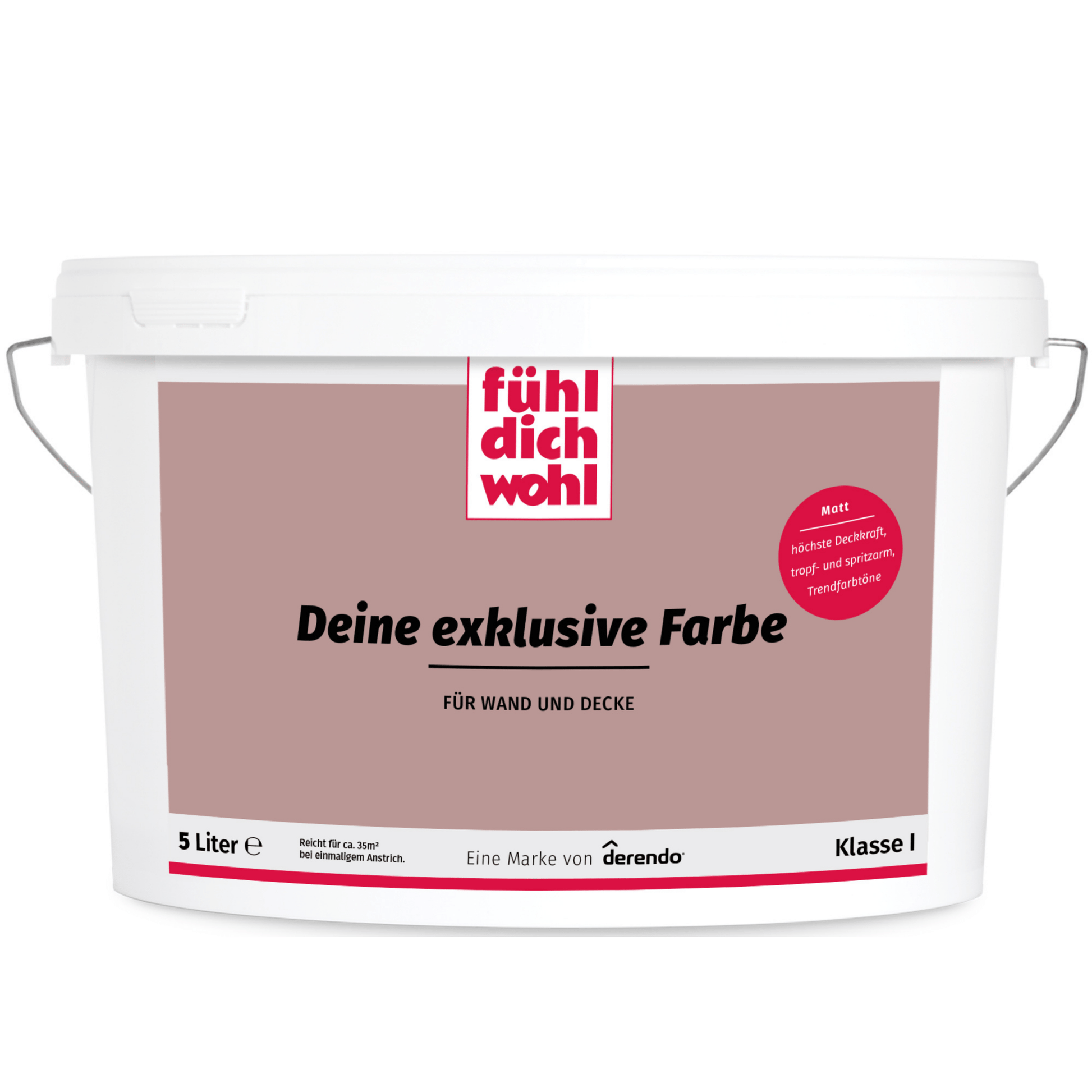Fühl Dich Wohl Wandfarbe Rosenholz - 4251604911759 - Derendo