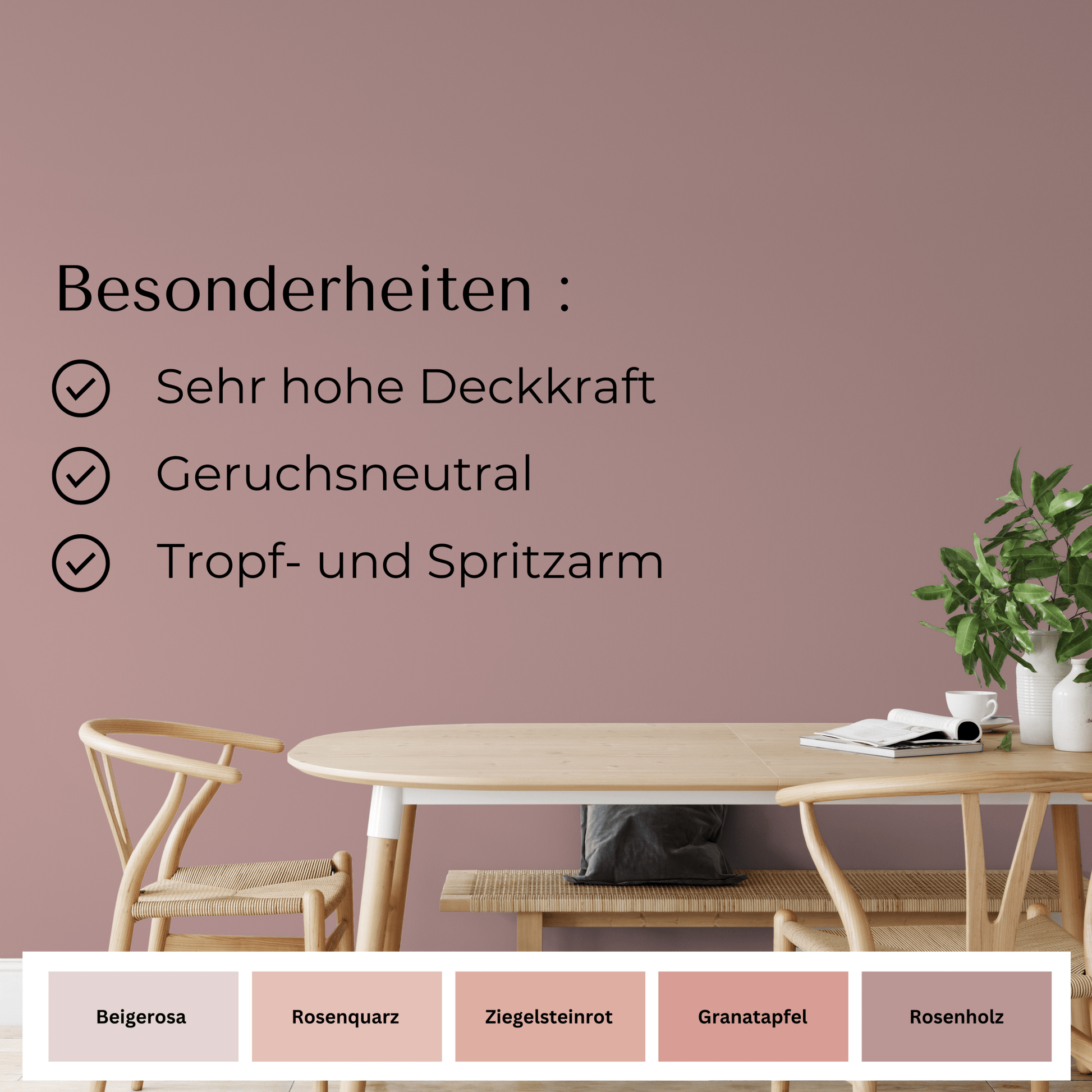 Fühl Dich Wohl Wandfarbe Rosenholz - 4251604905475 - Derendo