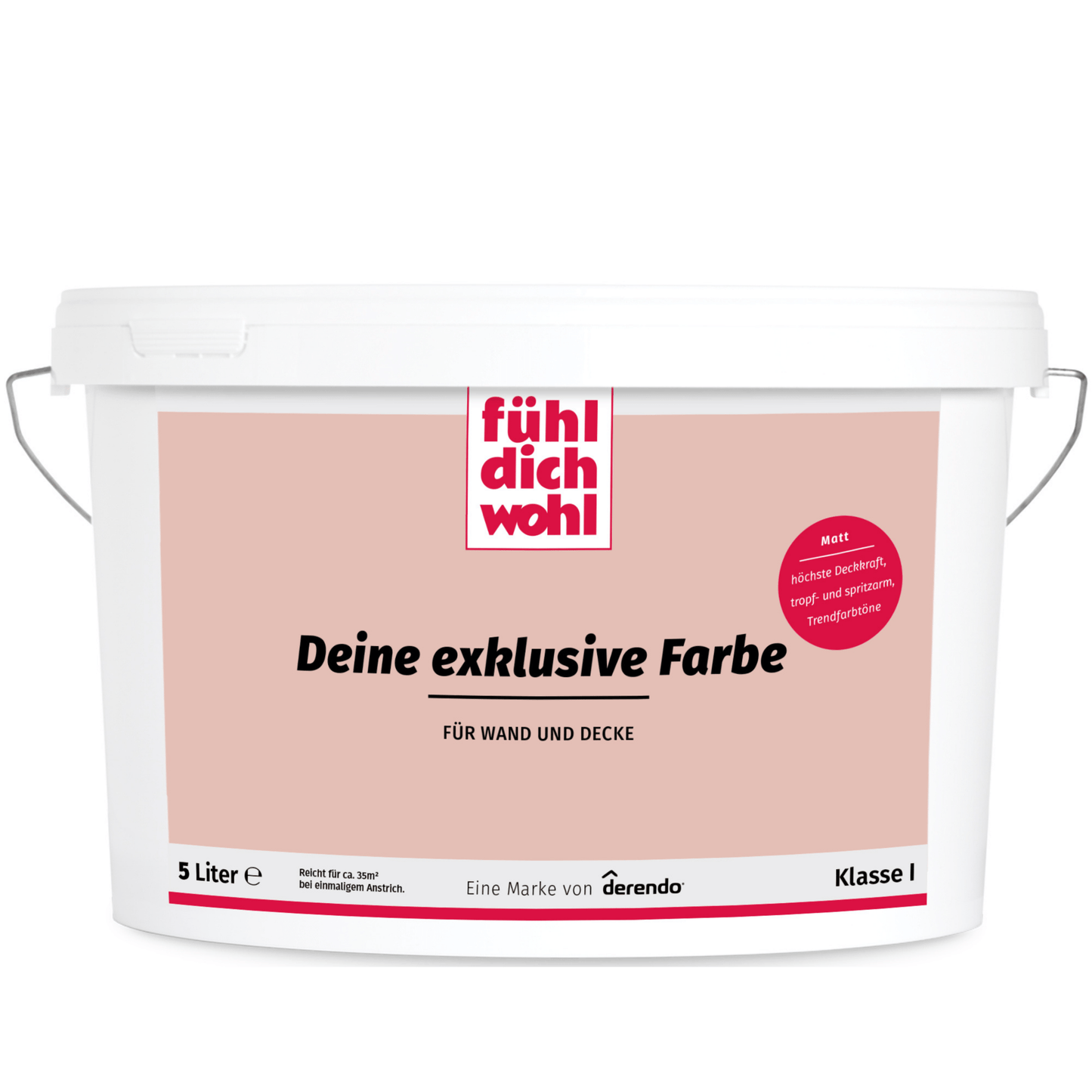 Fühl Dich Wohl Wandfarbe Rosenquarz - 4251604911711 - Derendo