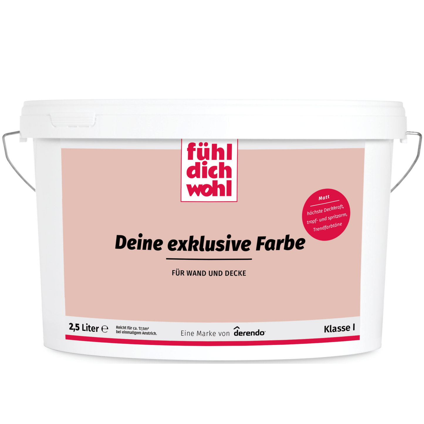 Fühl Dich Wohl Wandfarbe Rosenquarz - 4251604911728 - Derendo