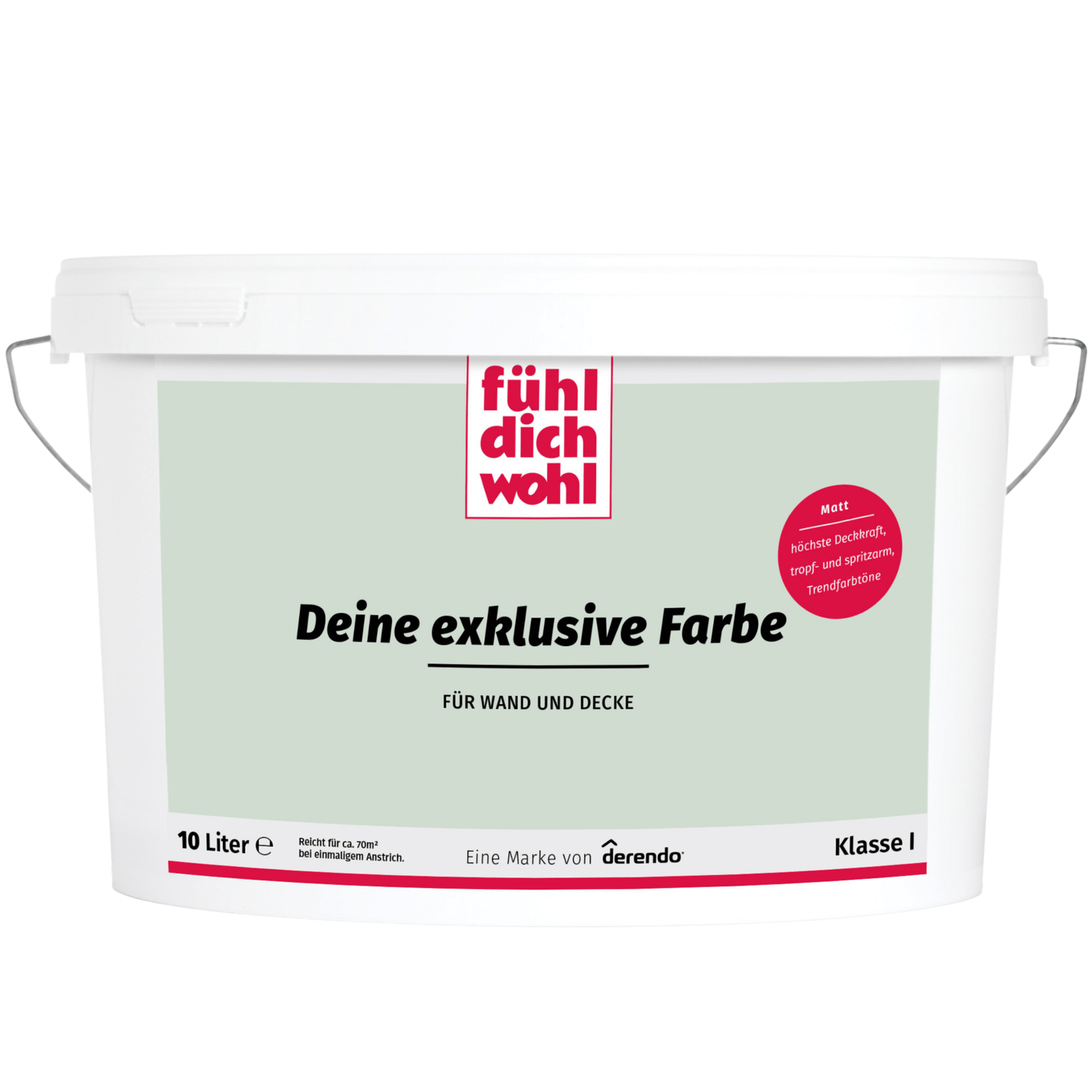 Fühl Dich Wohl Wandfarbe Salbeigrün - 4251604913067 - Derendo
