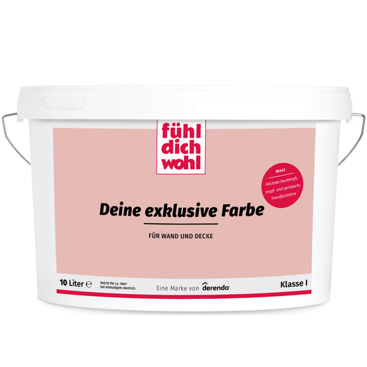 Fühl Dich Wohl Wandfarbe Schweinchenrosa - 4251604910226 - Derendo