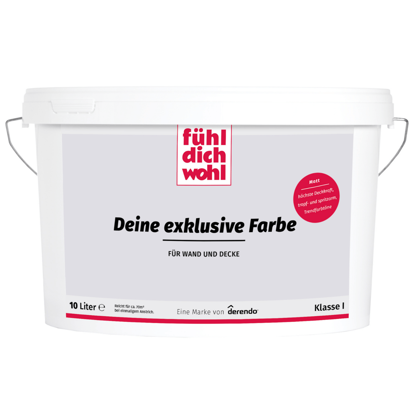FühlFühl Dich Wohl Wandfarbe Farbton Zartviolett - 4251604920492 - Derendo