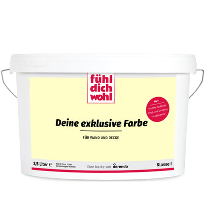 Fühl Dich Wohl Wandfarbe Buttergelb