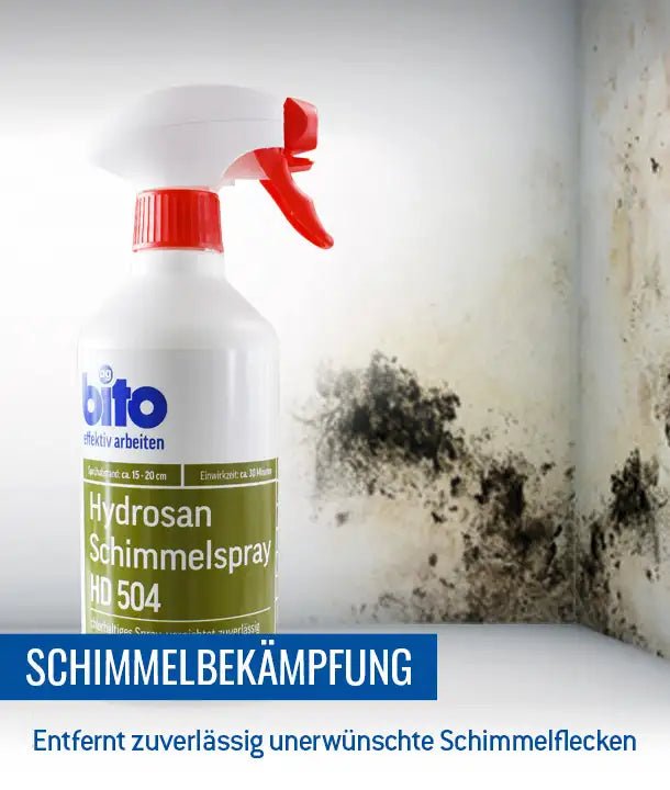 Schimmelentferner bito Hydrosan Schimmelspray HD 504 - 4033195004849 - Derendo